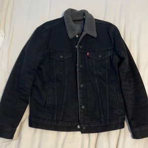 Levi’s Black Sherpa Jacket